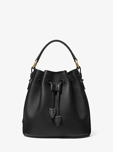 Monogramme Small Leather Bucket Bag