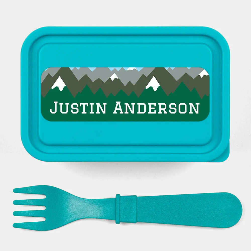 Mountain Top Large Rectangle Name Labels