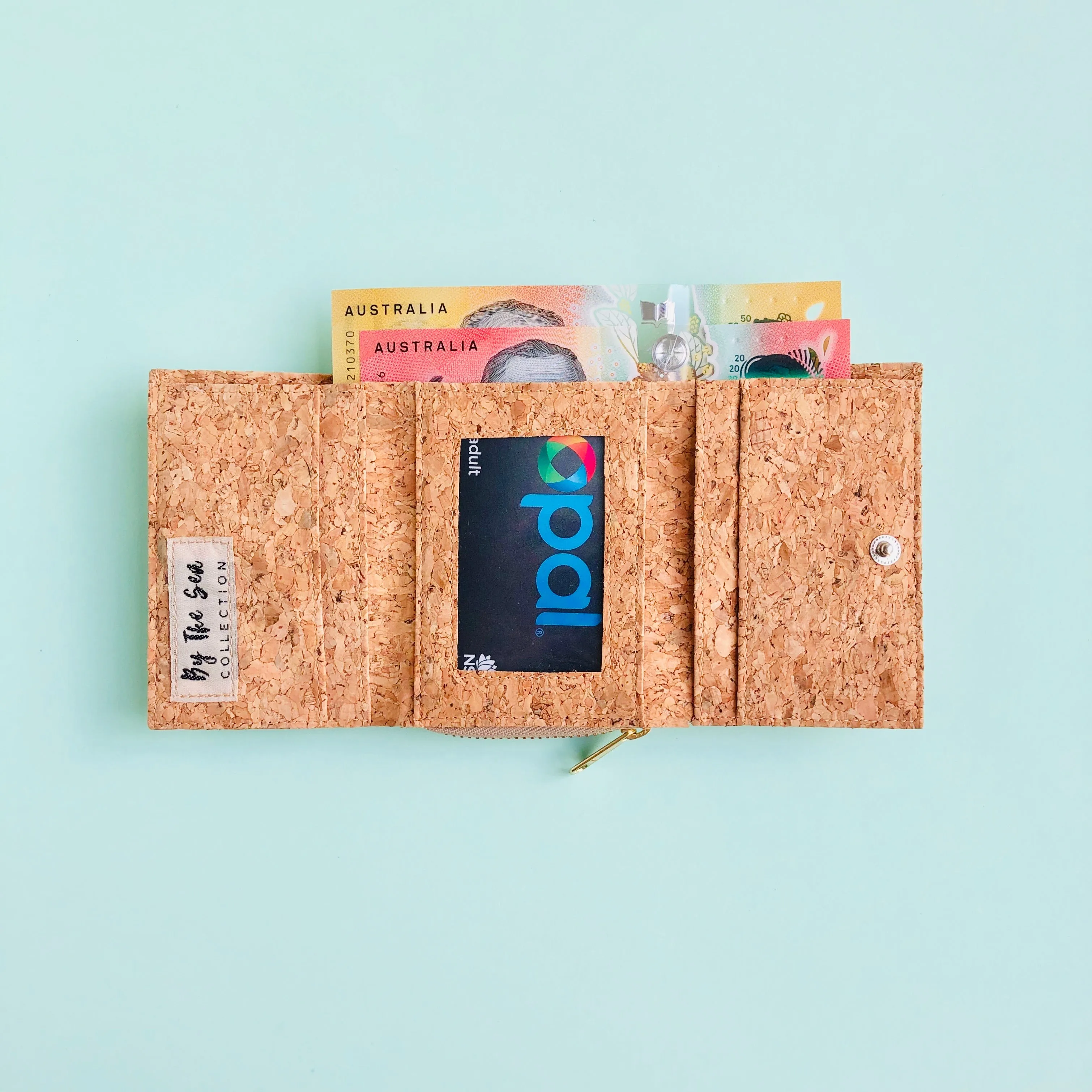 Nina Small Cork Wallet in Classic