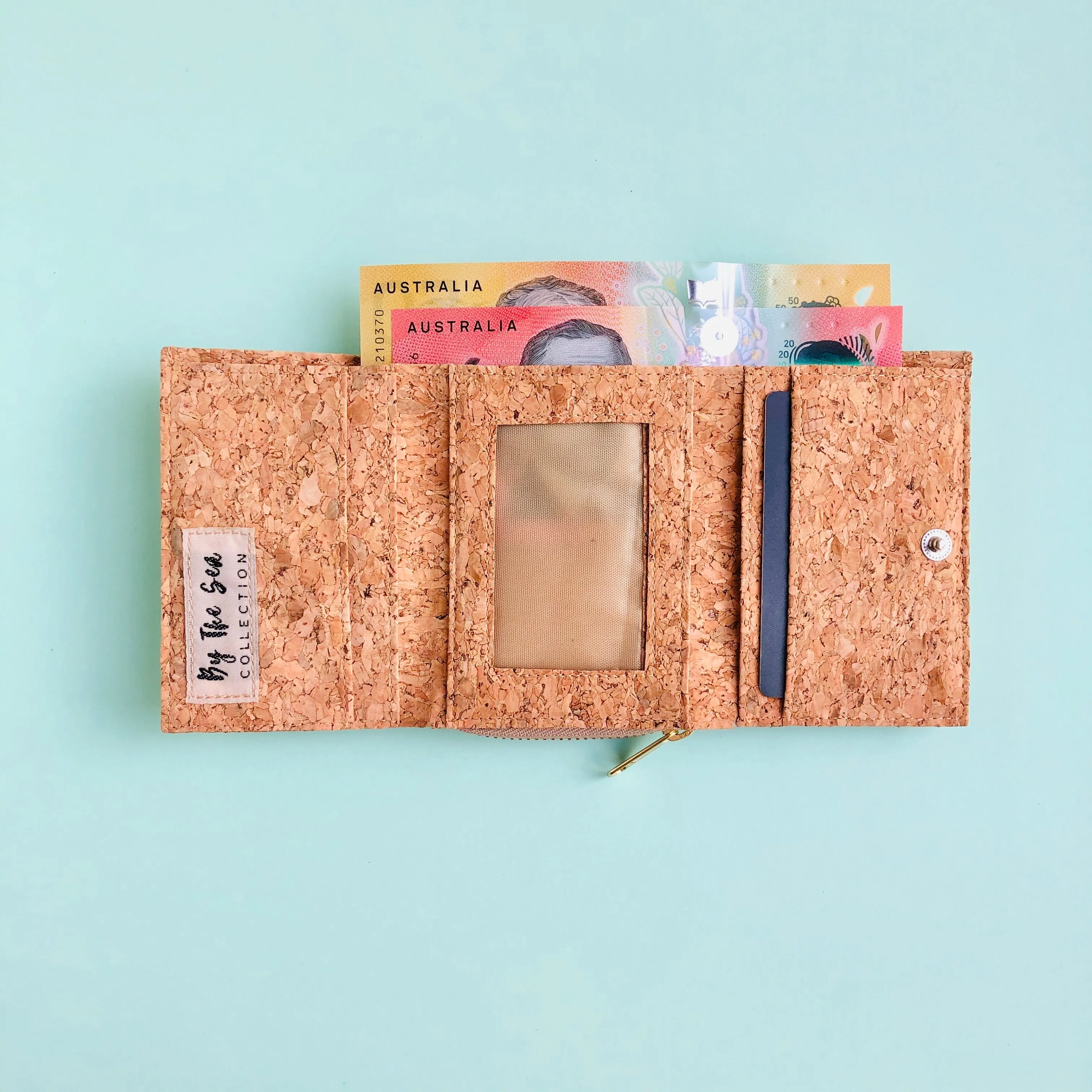 Nina Small Cork Wallet in Classic