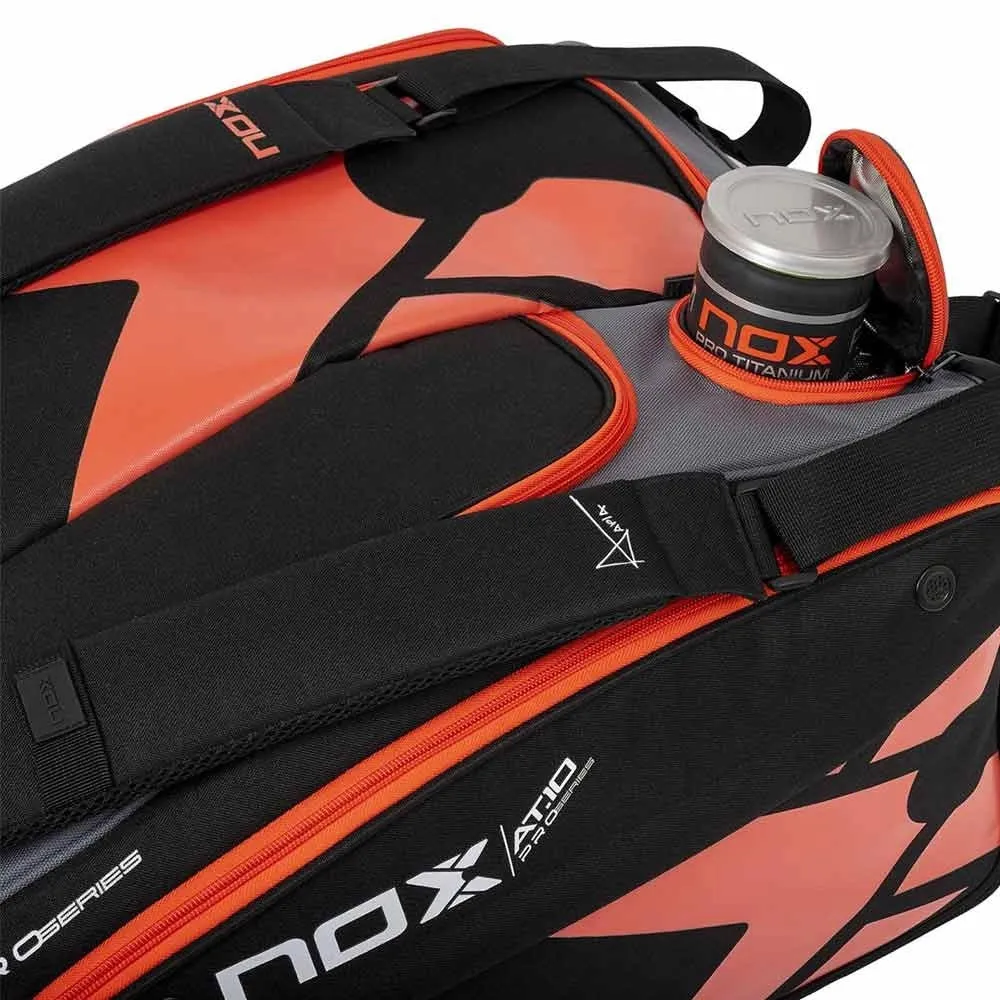 NOX Paletero AT10 Competition Compact Black Orange Padel Racket Bag [WS]