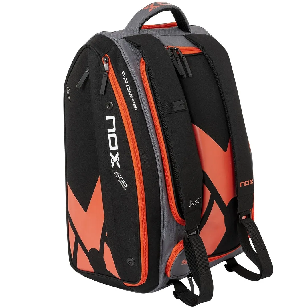 NOX Paletero AT10 Competition Compact Black Orange Padel Racket Bag [WS]