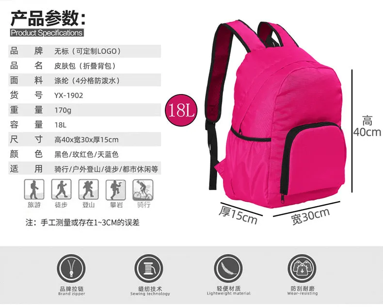 Nylon Backpack Sport Outdoor Swagger Bag Polyamides for Travel or Business