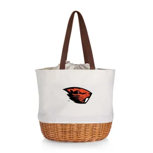 Oregon State Beavers - Coronado Canvas and Willow Basket Tote