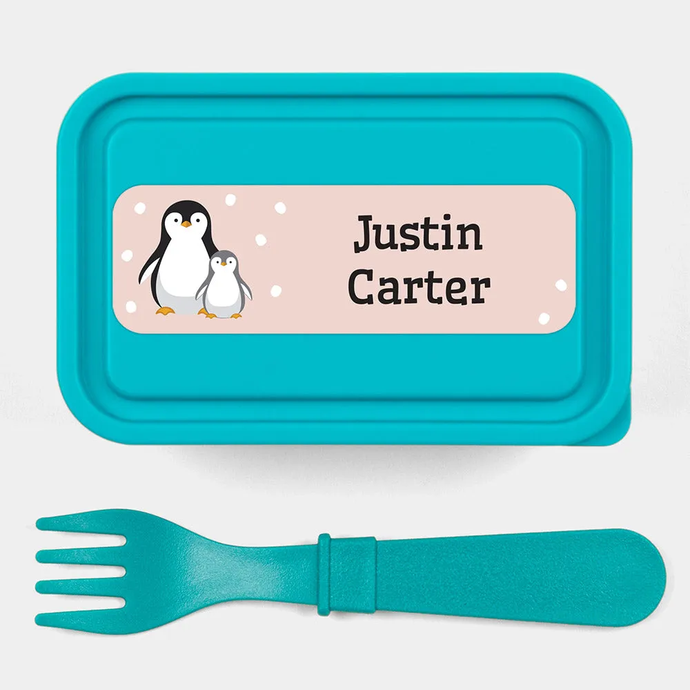 Penguins Large Rectangle Name Labels