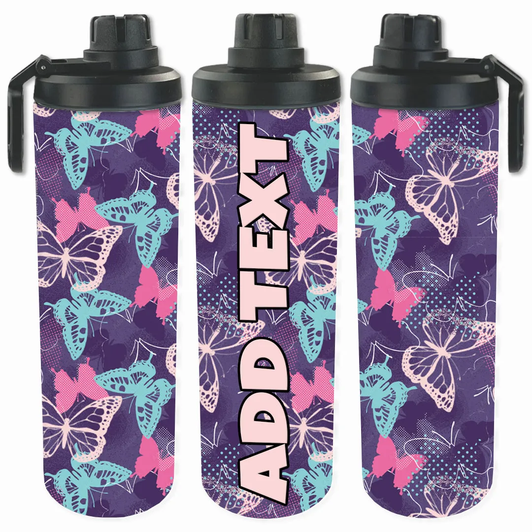 Personalized Backpacks, Lunch Bags, Duffel Bags, or Water Bottles with Full-Color - Butterflies