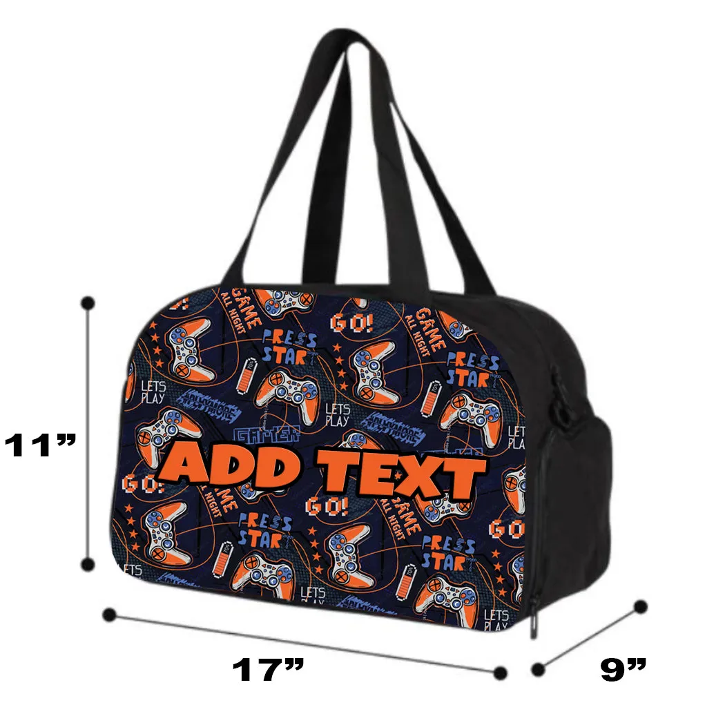 Personalized Backpacks, Lunch Bags, Duffel Bags, or Water Bottles with Full-Color - Gamer