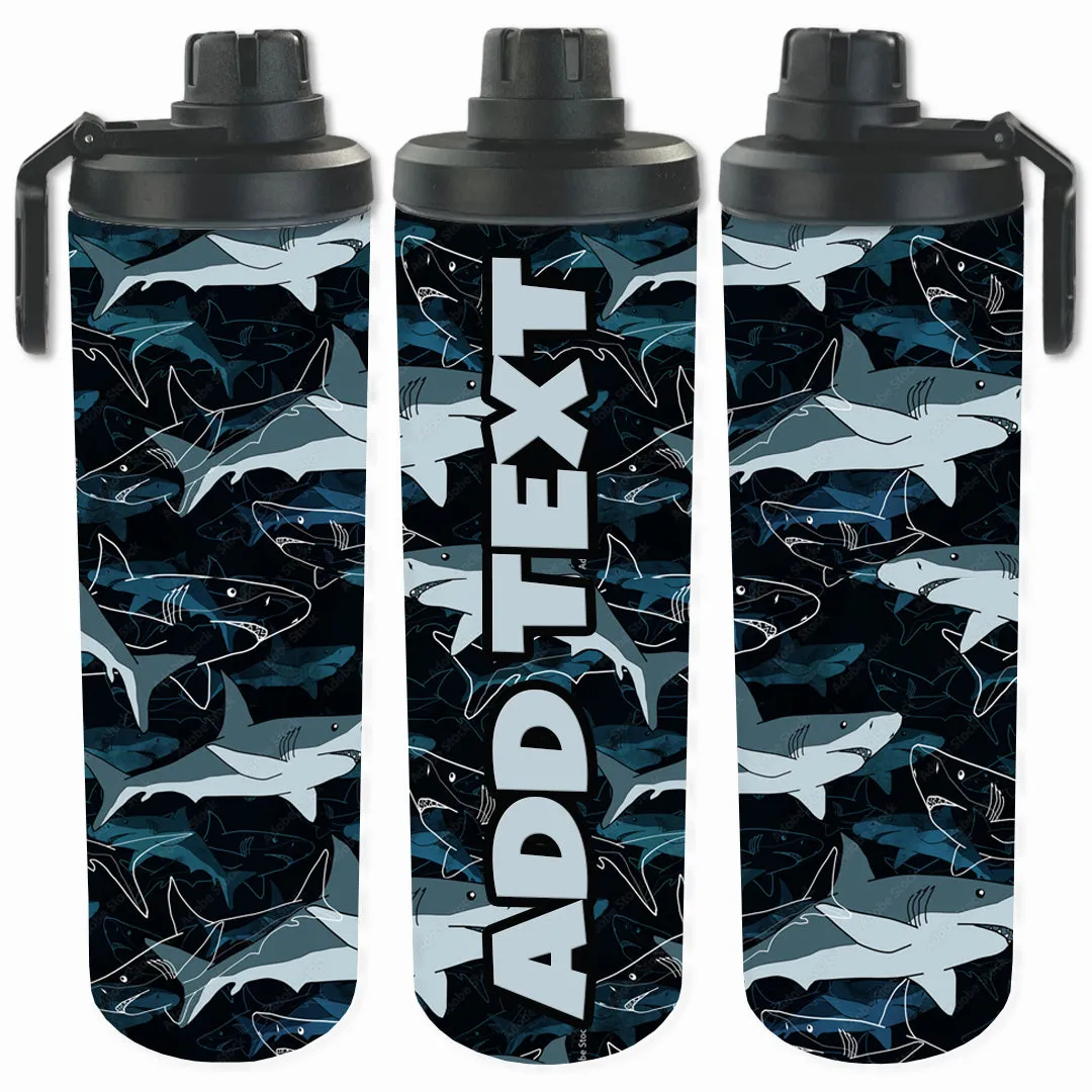 Personalized Backpacks, Lunch Bags, Duffel Bags, or Water Bottles with Full-Color - Sharks