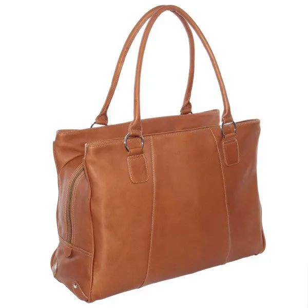 Piel Leather Laptop Travel Tote Bag