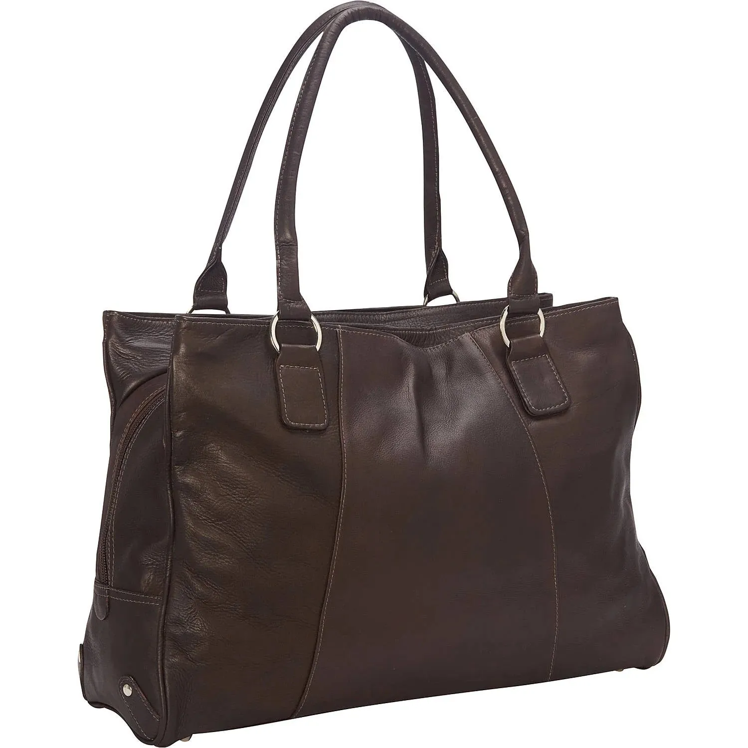 Piel Leather Laptop Travel Tote Bag