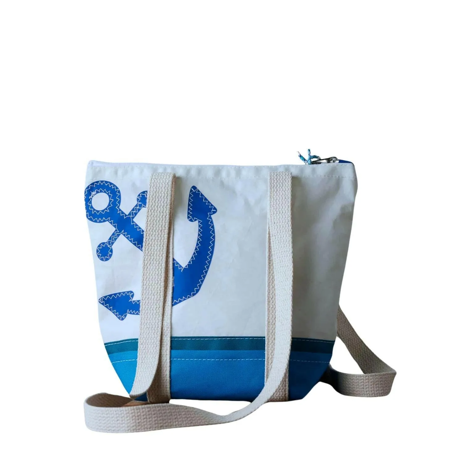 Recycled Sail Keel Tote Bag, Anchor