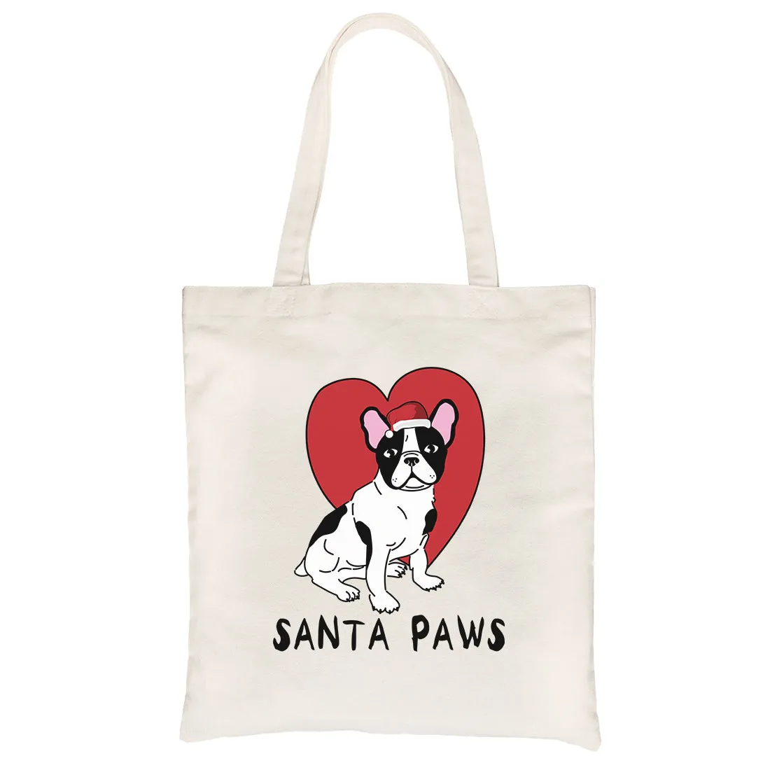 Santa Paws Canvas Shoulder Bag