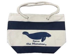 Save the Manatee Cotton Rope Tote