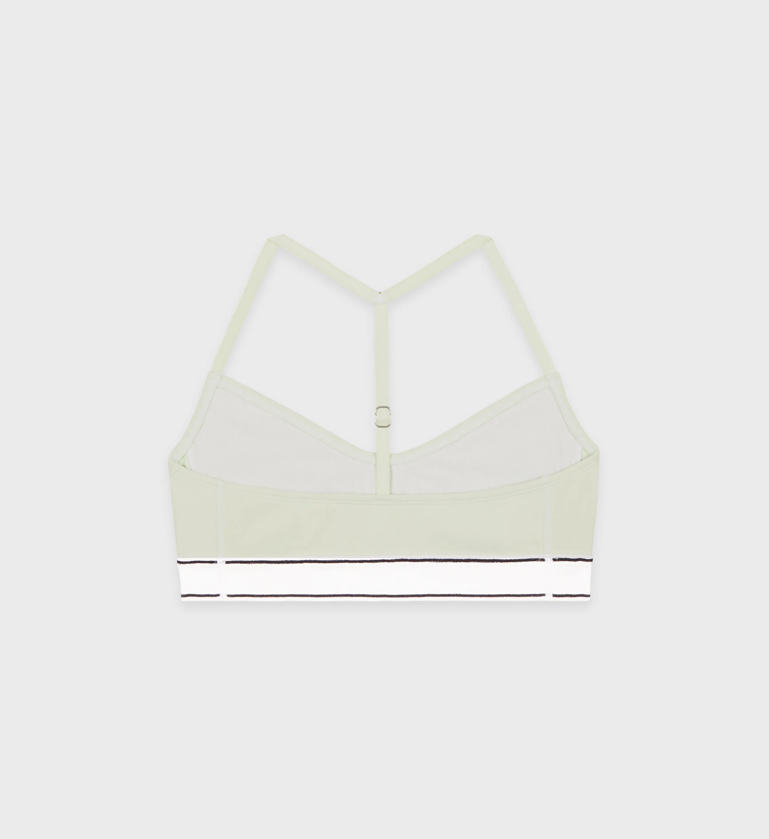 Serif Logo Sports Bralette - Sage