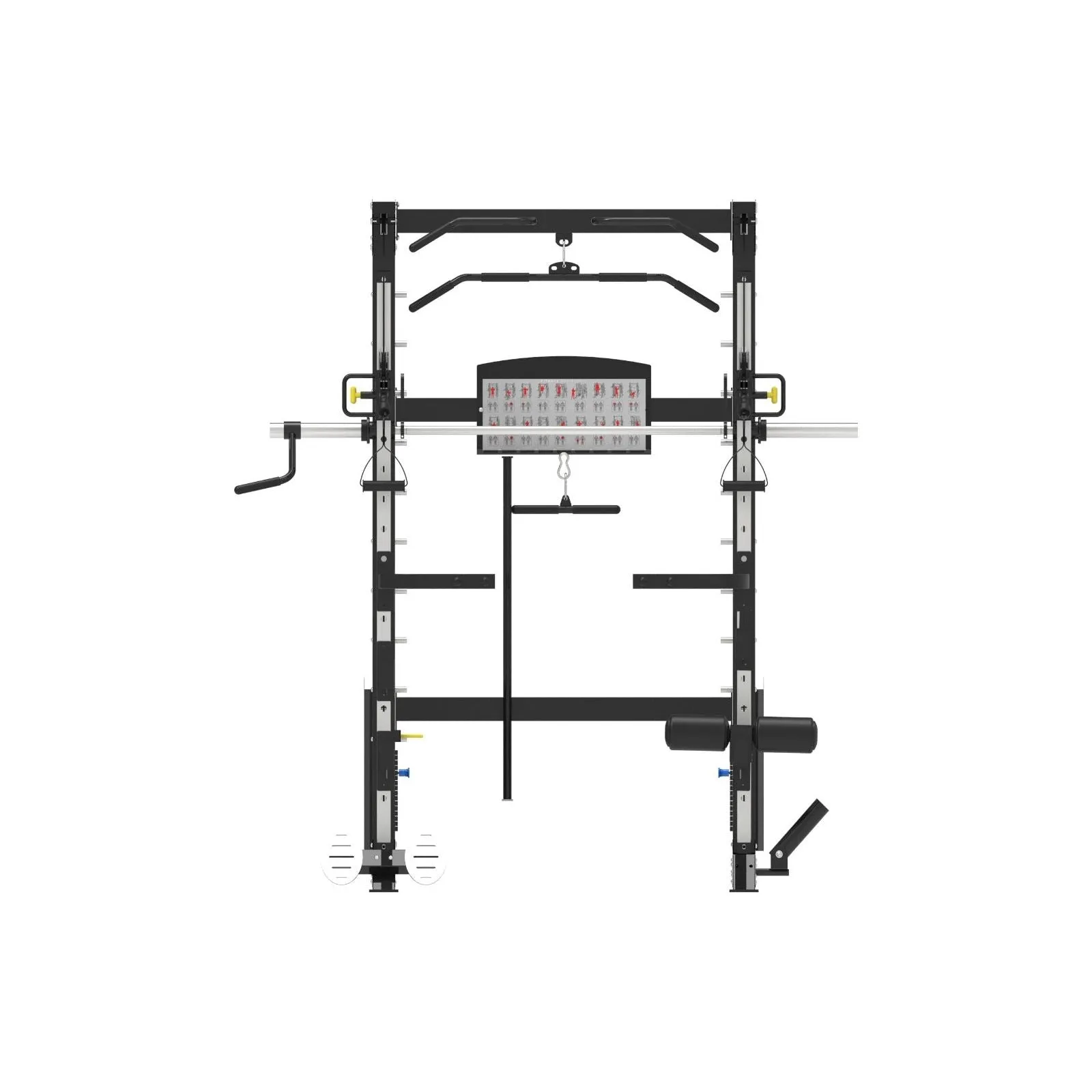 SFE Multi-Functional Trainer / Smith Machine Home Gym w/ (2) 200lb weight stacks (NEW)