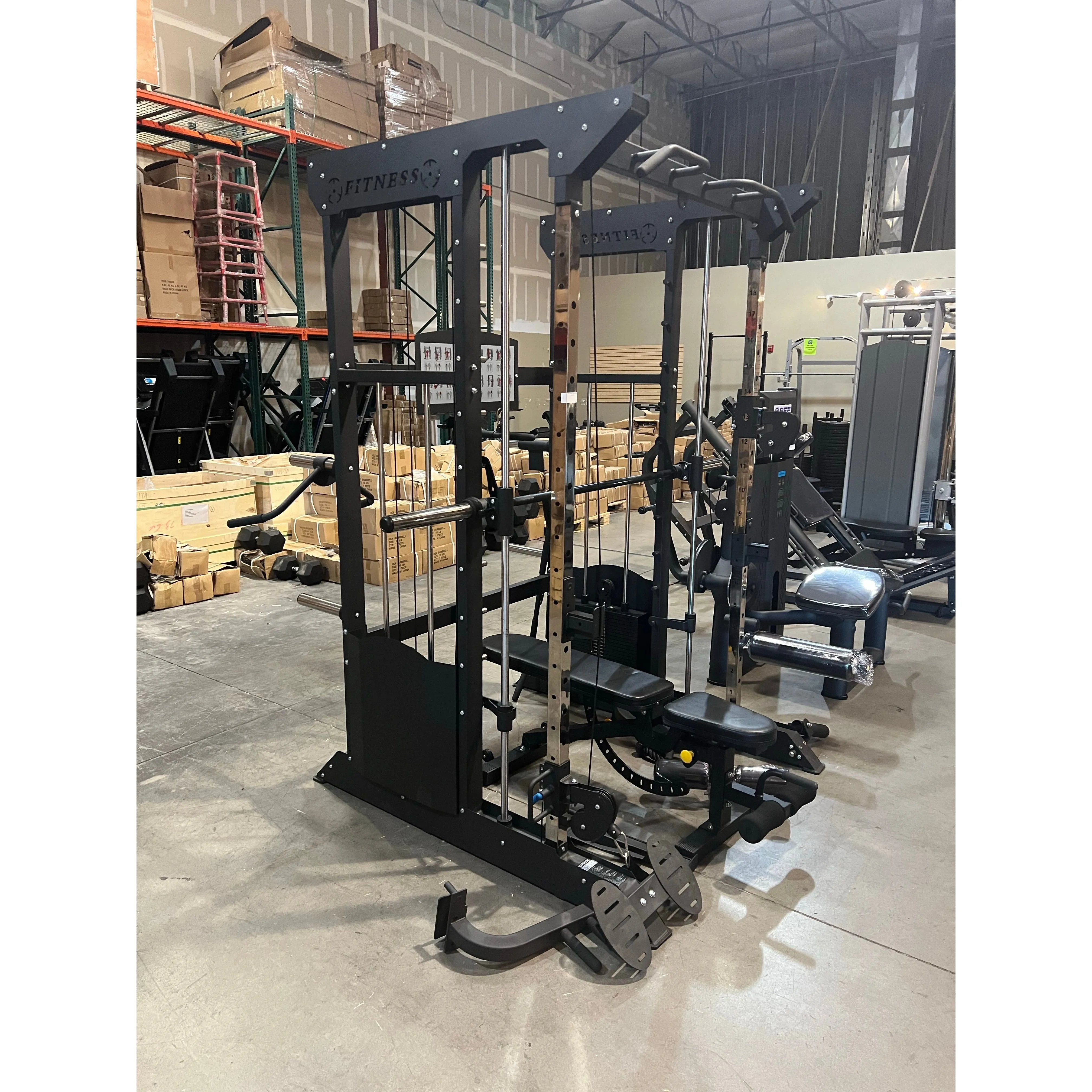 SFE Multi-Functional Trainer / Smith Machine Home Gym w/ (2) 200lb weight stacks (NEW)