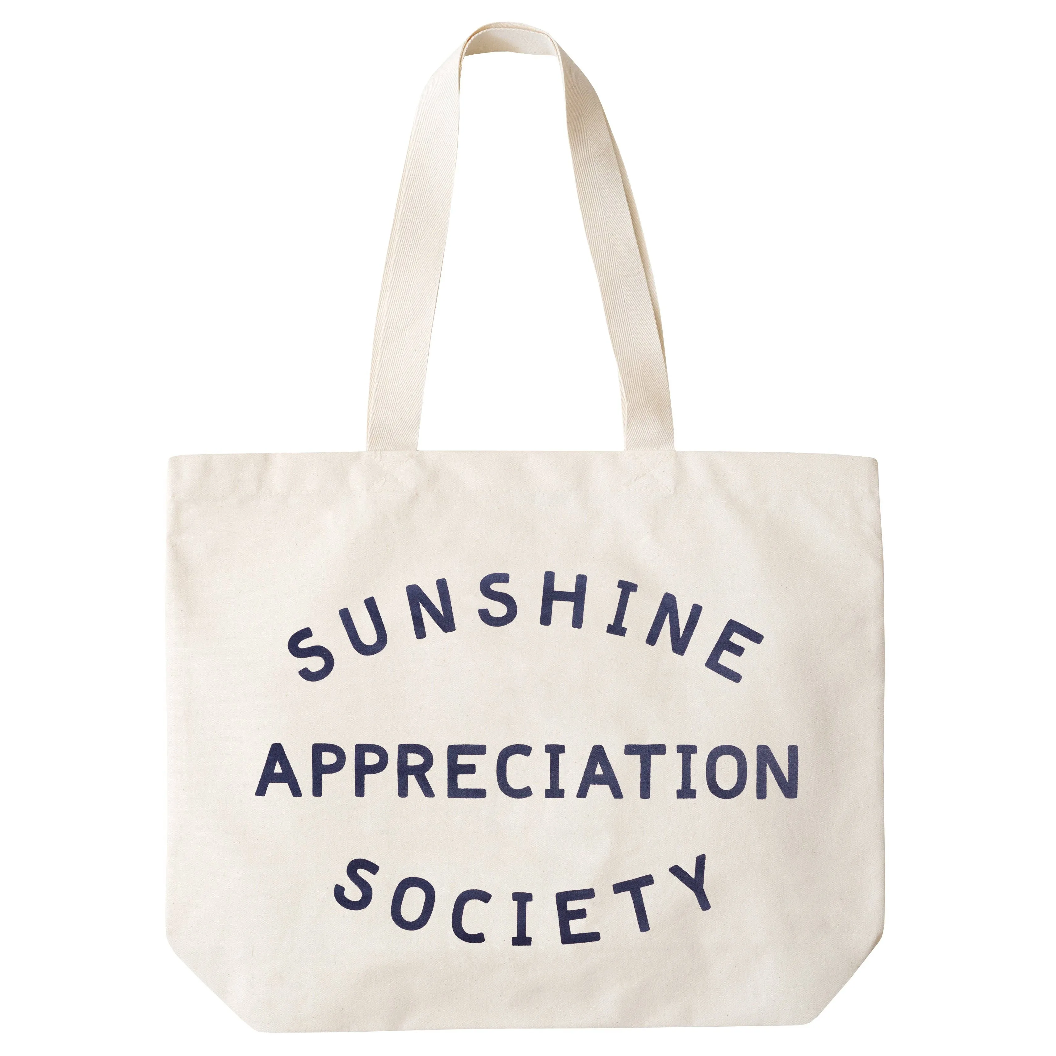 Sunshine Appreciation Society - Big Canvas Tote Bag