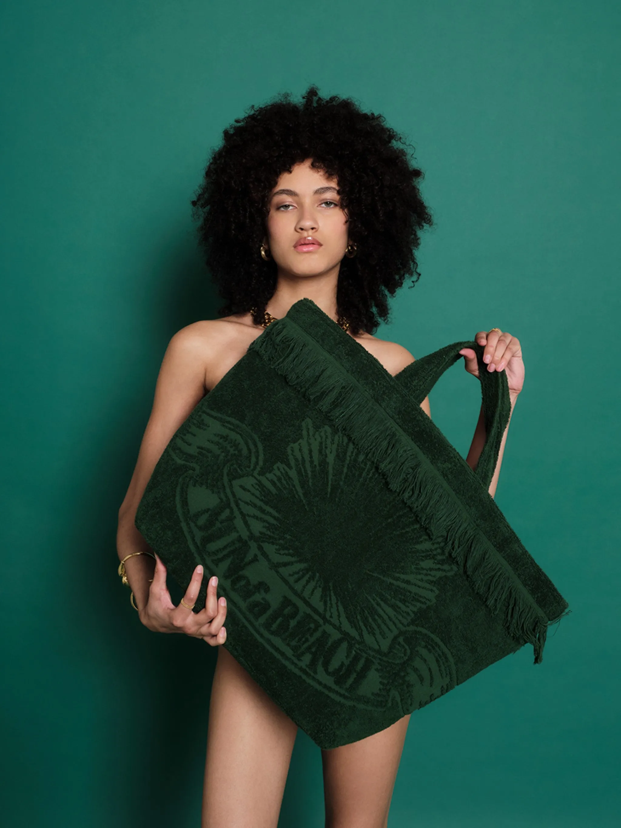 Surf n' Turf Evergreen | Oversized Beach Bag