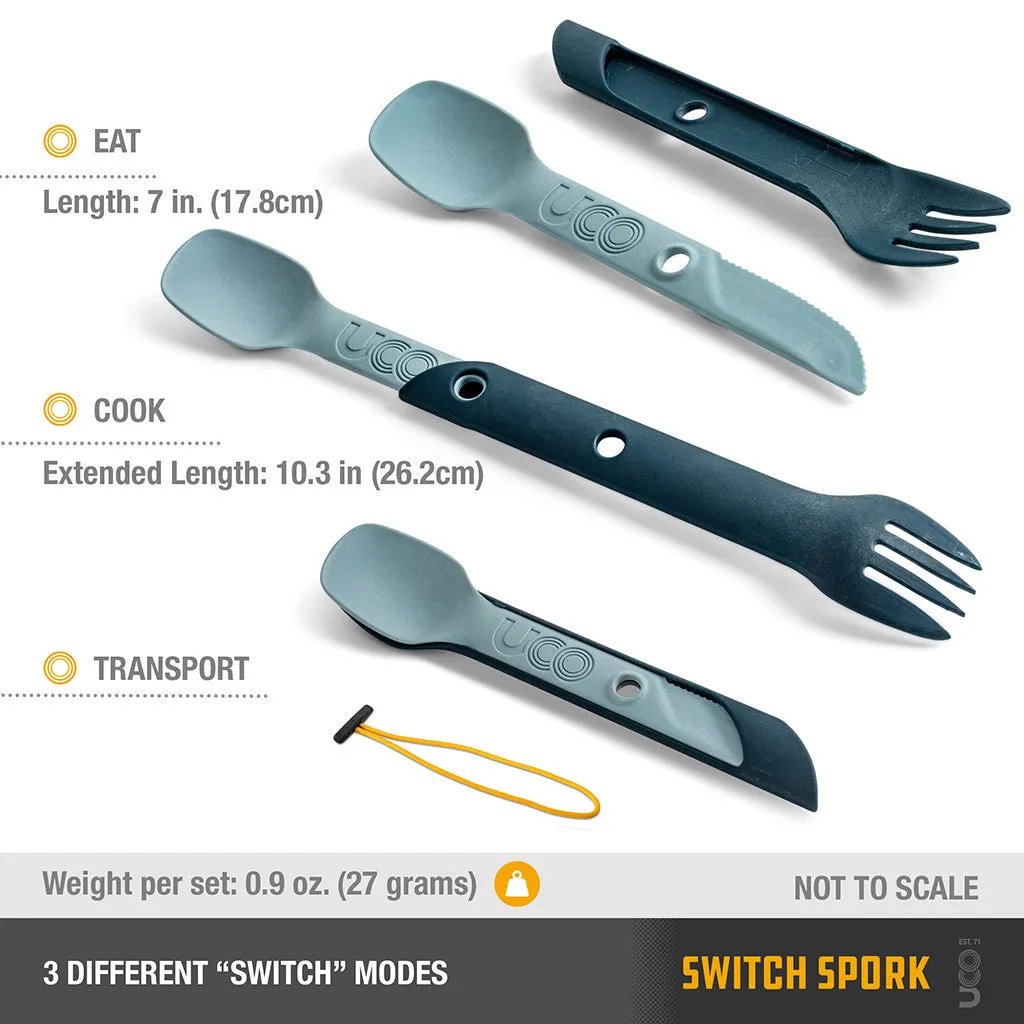 Switch Spork Utensil Set With Tether