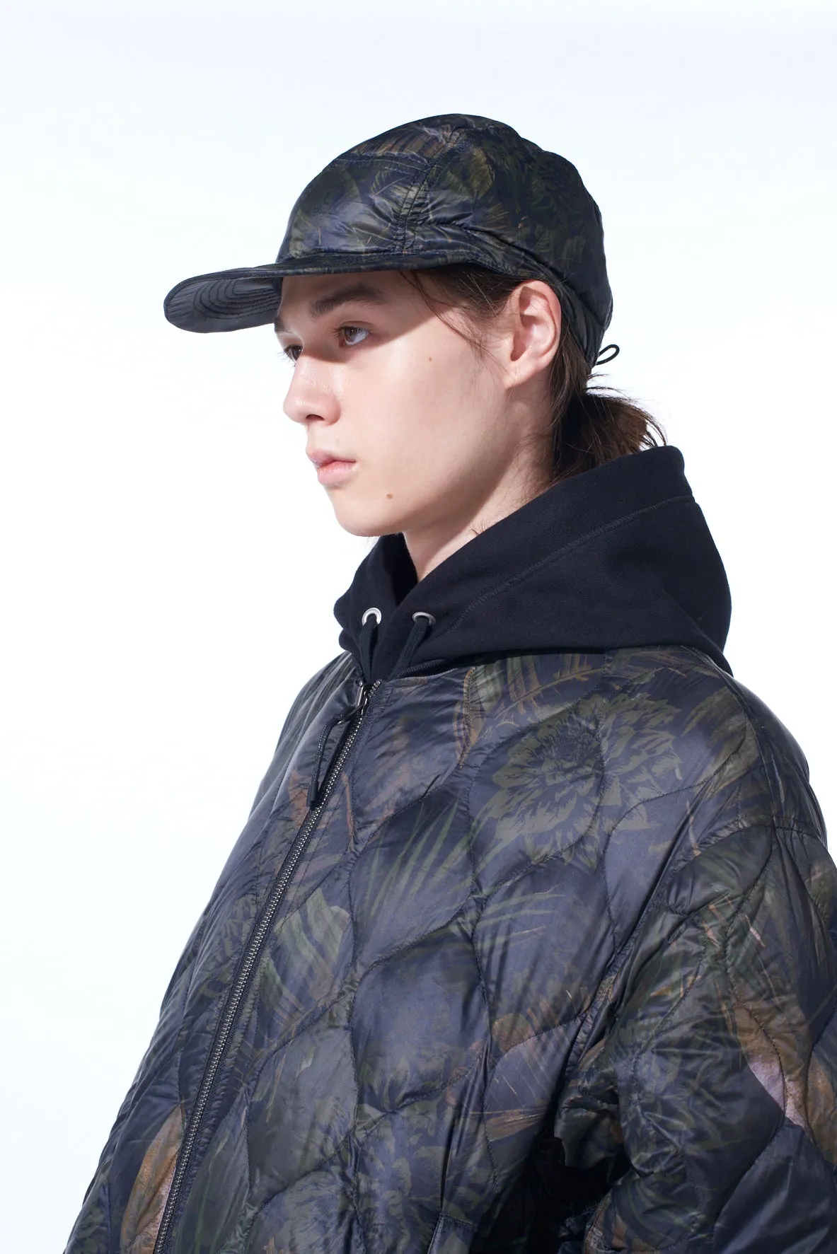 【S'YTE X TAION】DAHLIA CAMOUFLAGE QUILTED DOWN JET CAP