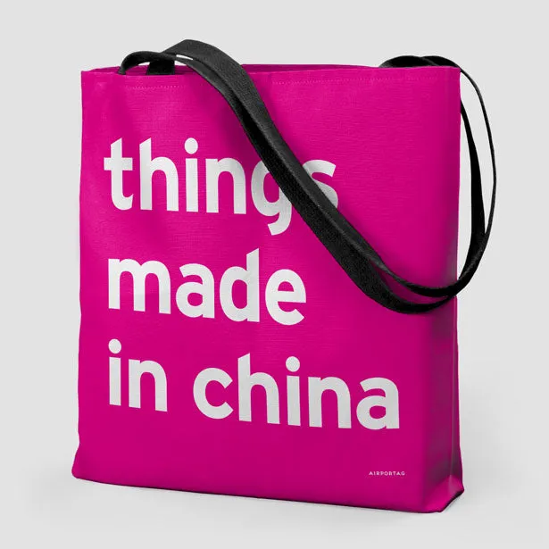 Things Made In China - Tote Bag