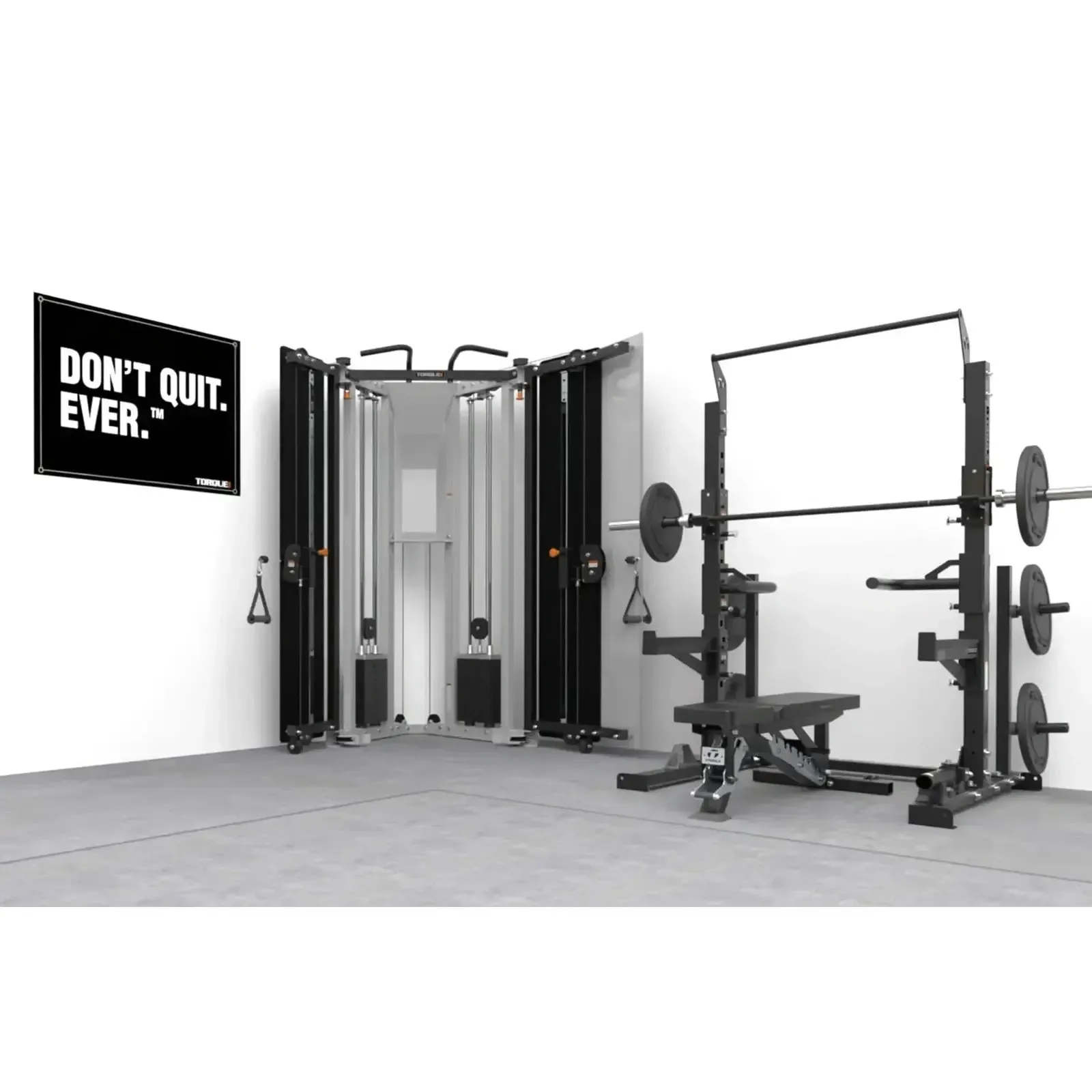 Torque Short Squat Rack - Club Combo Package