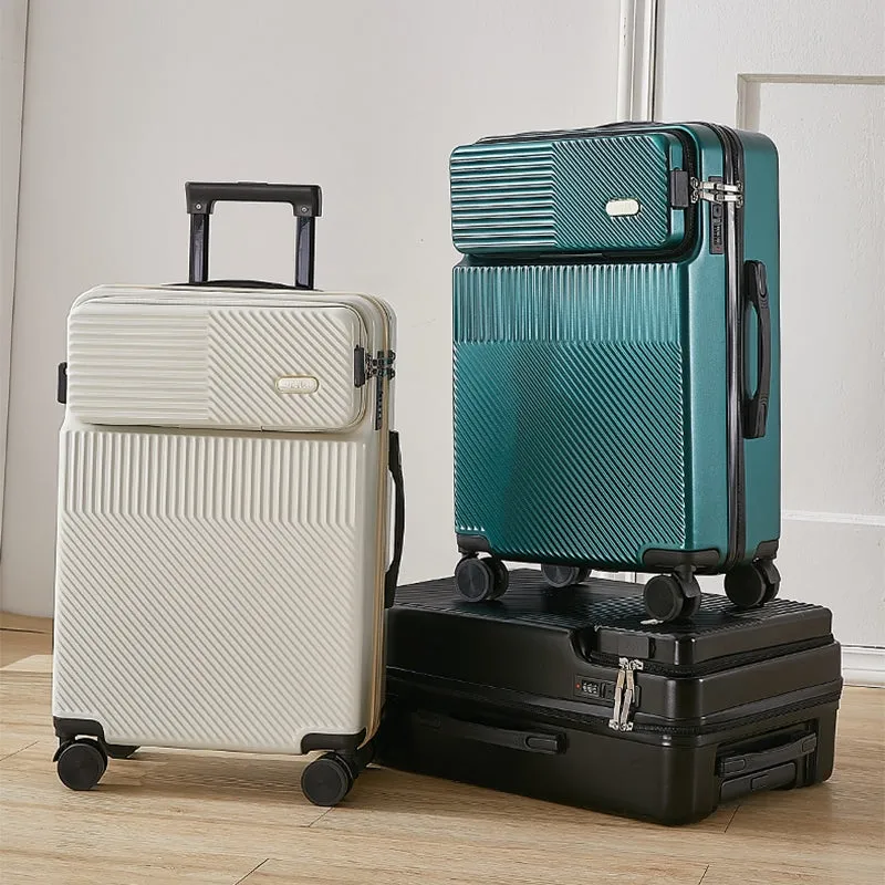 Travel Multi-Gear Luggage with Front Open Design 22"