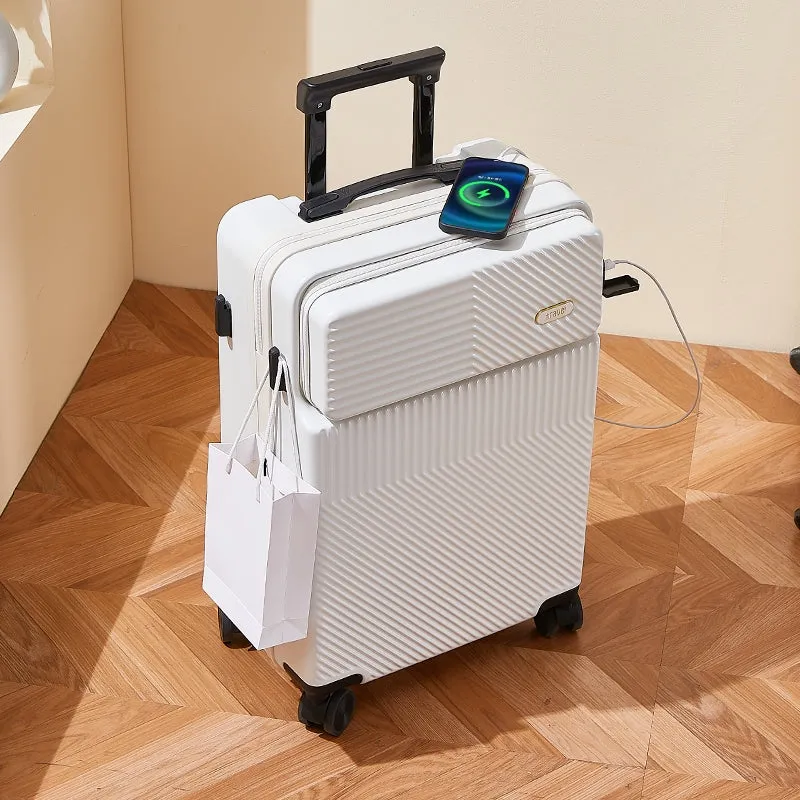 Travel Multi-Gear Luggage with Front Open Design 22"