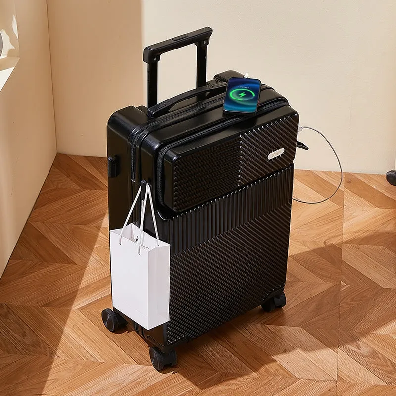 Travel Multi-Gear Luggage with Front Open Design 22"