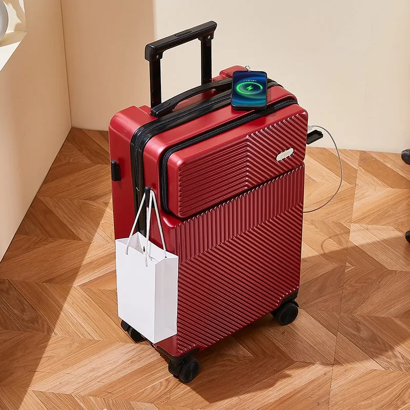 Travel Multi-Gear Luggage with Front Open Design 22"