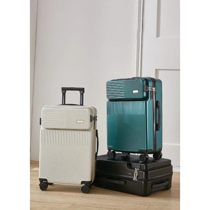 Travel Multi-Gear Luggage with Front Open Design 22"