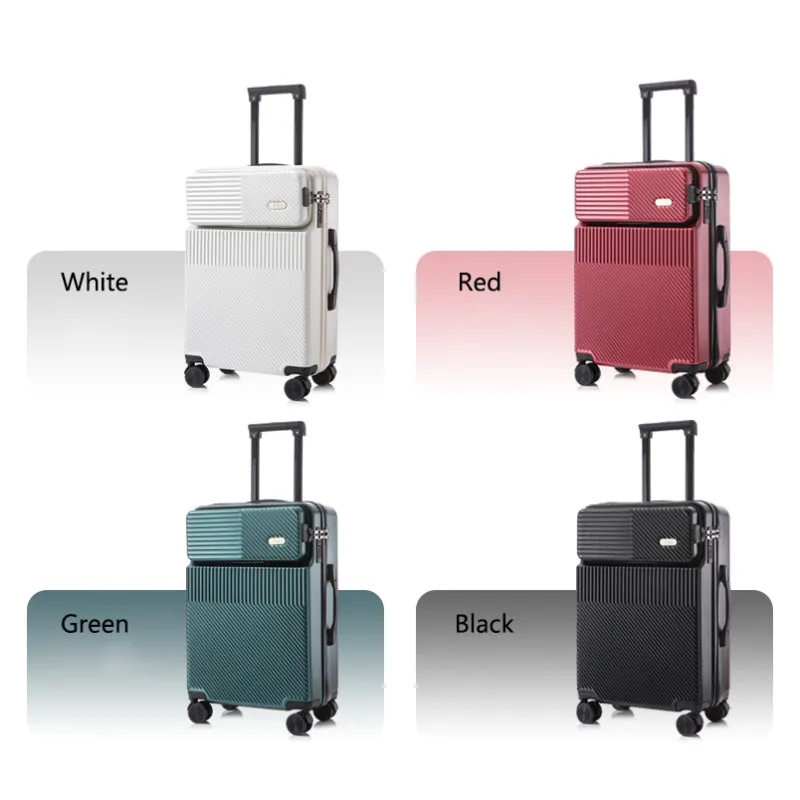 Travel Multi-Gear Luggage with Front Open Design 22"