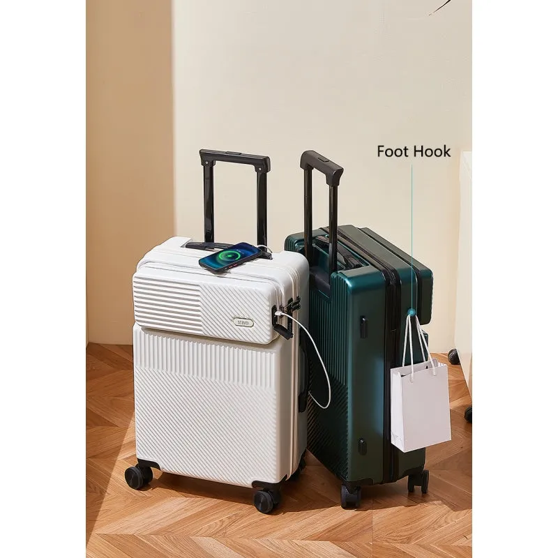 Travel Multi-Gear Luggage with Front Open Design 22"