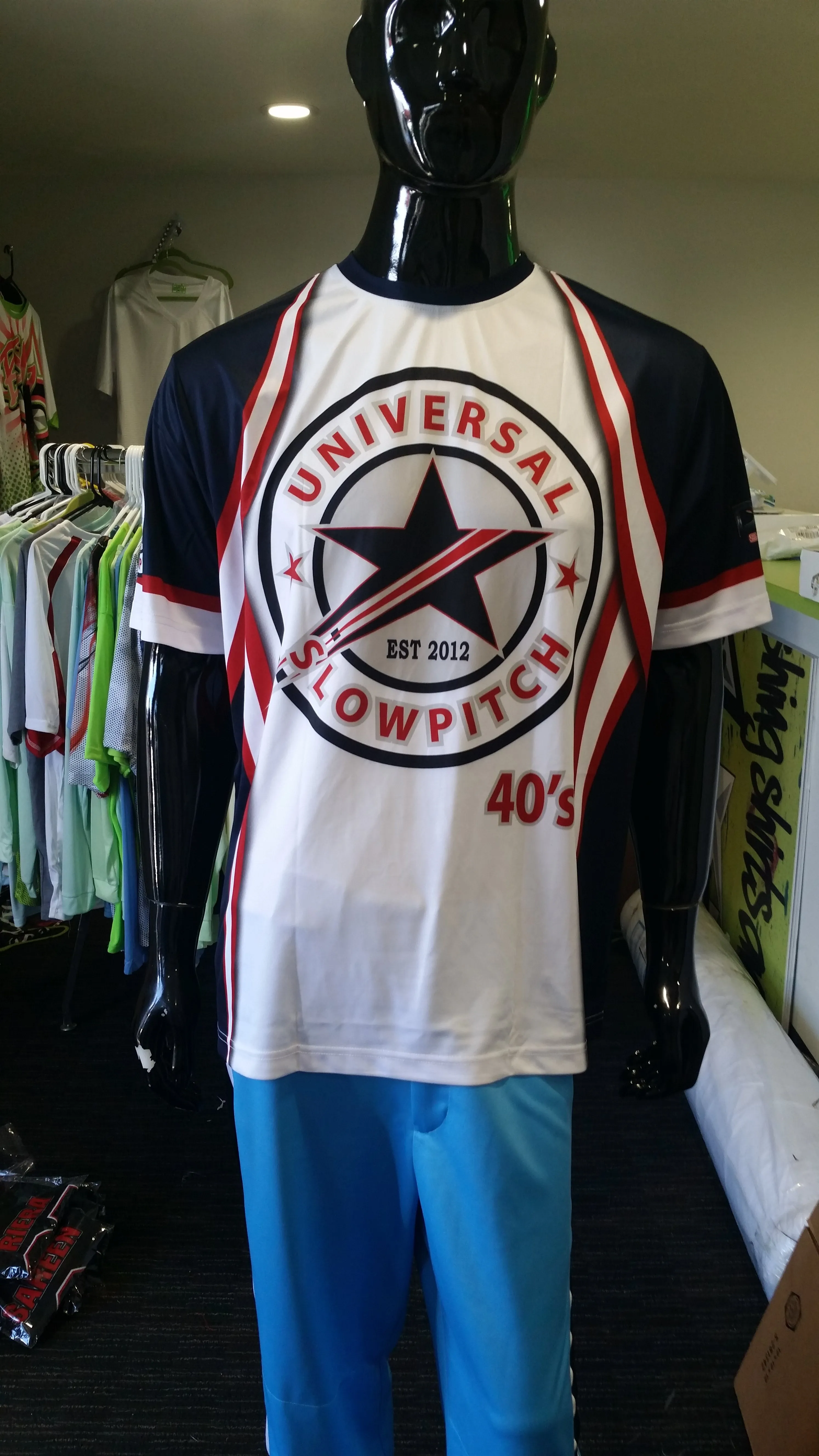 Universal Slowpitch, 40s, Patriotic - Custom Full-Dye Jersey