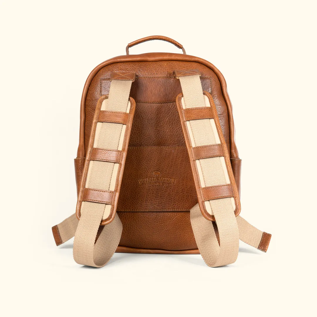 Walker Leather Backpack | Rustic Tan