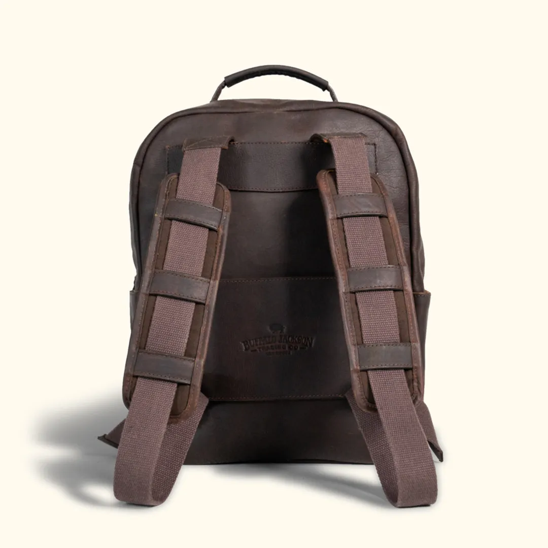 Walker Leather Backpack | Vintage Oak