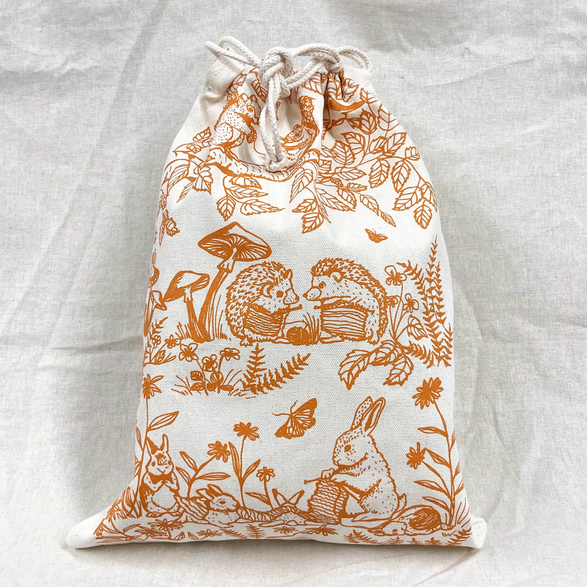 Woodland Drawstring Project Bag