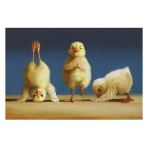 'Yoga Chicks' Card